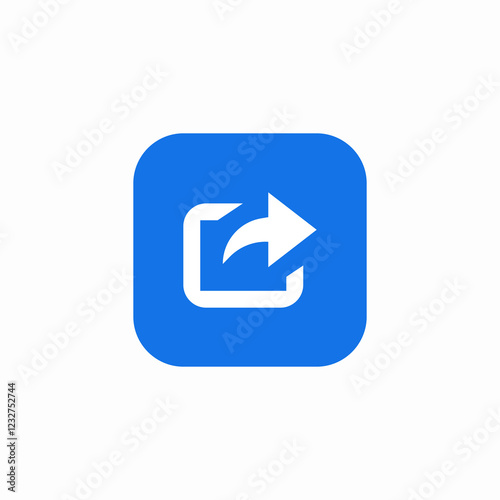 page redirect icon sign vector