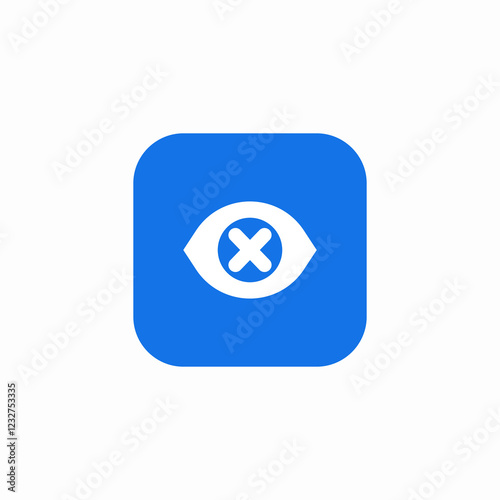 profile view forbid icon sign vector