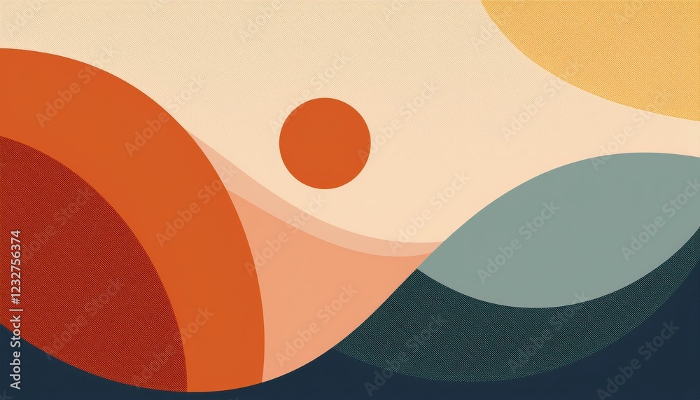 custom made wallpaper toronto digitalVibrant, VintageInspired Abstract Artwork Retro Patterns Blending Modern and Timeless Elegance in a Striking Backdrop