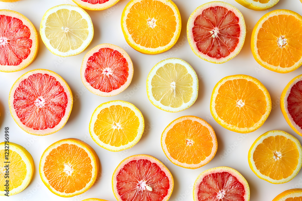 Fototapeta premium orange and lemon