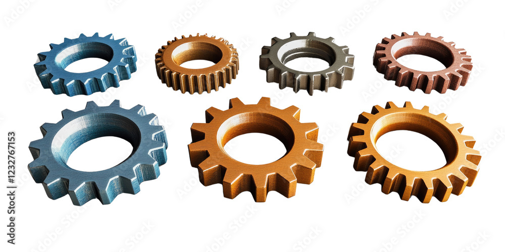 3d Gear wheel element isolated on a white transparent background 3d Gear wheel element isolated on a white transparent background