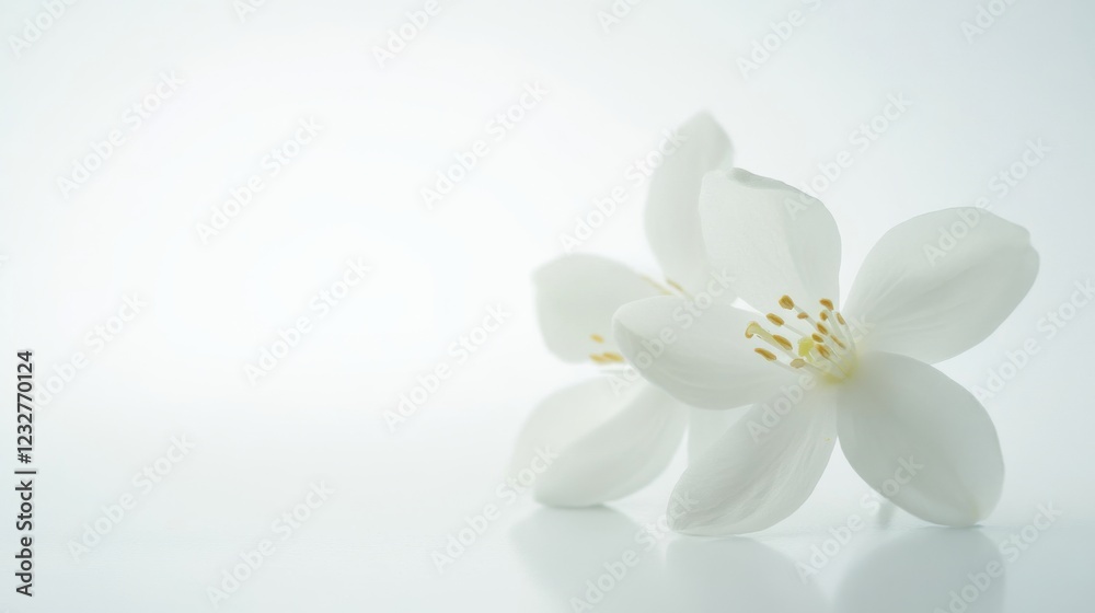 Delicate White Flower, A Symbol of Purity and Serenity Delicate White Flower, A Symbol of Purity and Serenity