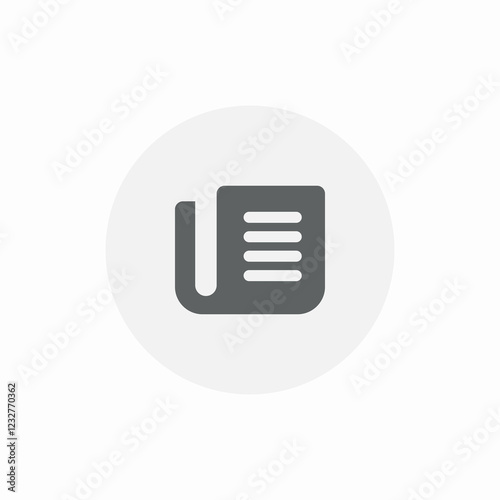 newspaper read icon sign vector