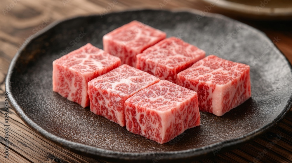Premium Wagyu Beef Cubes Ready for Grill Premium Wagyu Beef Cubes Ready for Grill