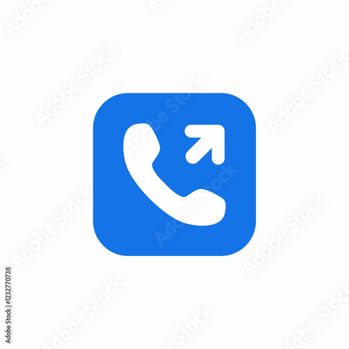 phone calling icon sign vector