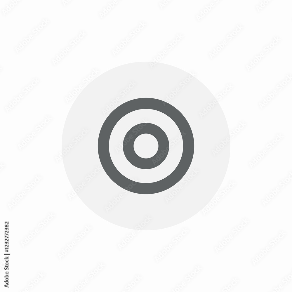 target surface icon sign vector target surface icon sign vector