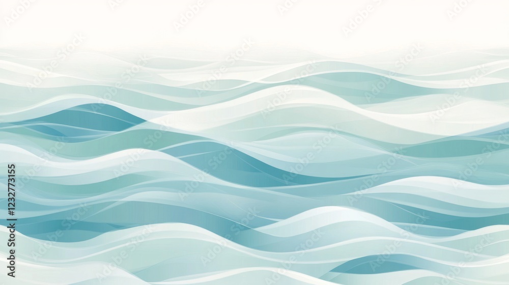 Abstract Flowing Water Waves Background Design Abstract Flowing Water Waves Background Design