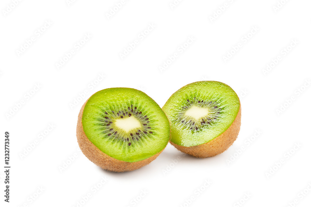Kiwi isolated on white background. Whole fruit and slices pieces of kiwi on white background. fresh ripe juicy kiwi. Tropical fruit. Organic fruit. Kiwi isolated on white background. Whole fruit and slices pieces of kiwi on white background. fresh ripe juicy kiwi. Tropical fruit. Organic fruit.