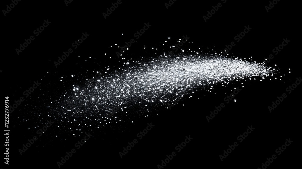 Obraz premium Stunning Abstract Glitter Spray Design. A captivating graphic element for modern art projects.