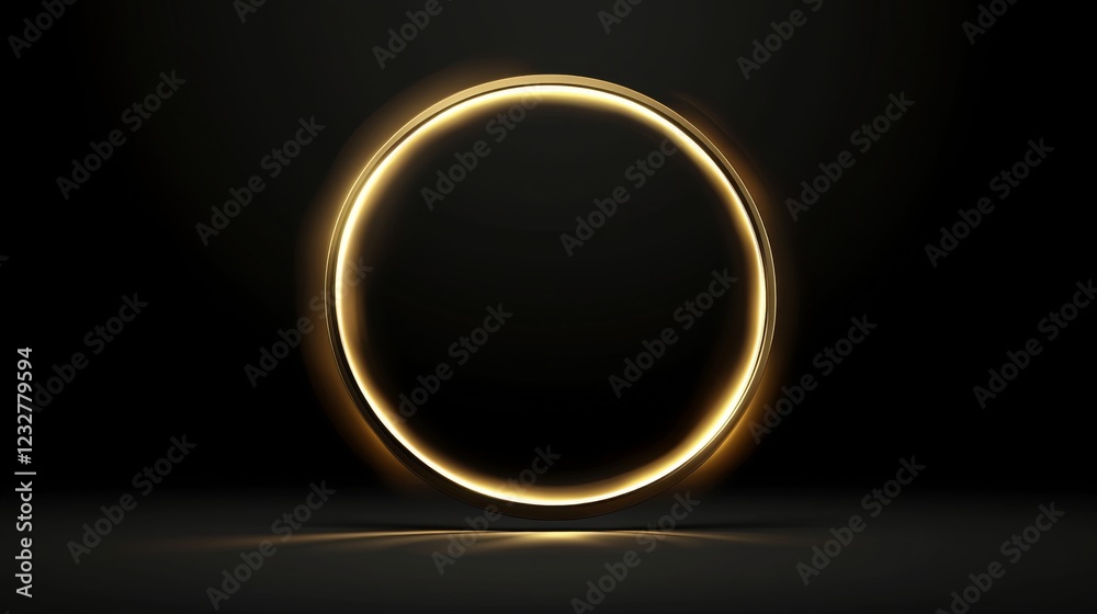 Golden Circle Abstract Graphic Design Template Golden Circle Abstract Graphic Design Template