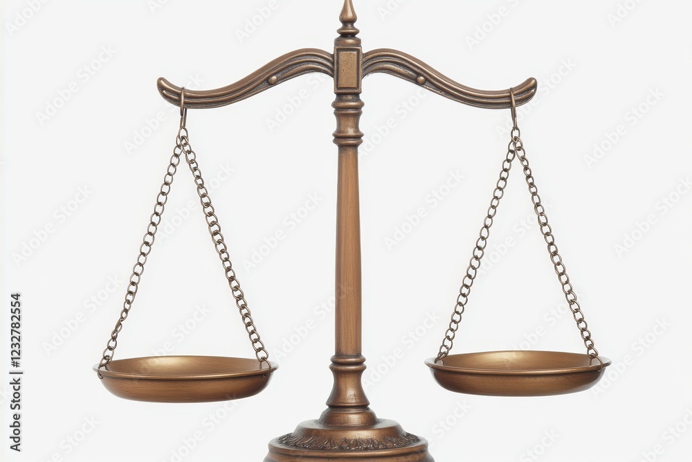 Classic Bronze Balance Scale Symbolizing Justice and Fairness Classic Bronze Balance Scale Symbolizing Justice and Fairness