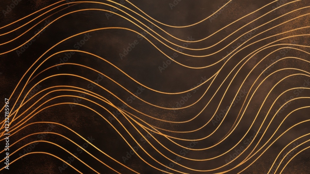 Dark Gold Abstract Wave Pattern Graphic Design Dark Gold Abstract Wave Pattern Graphic Design