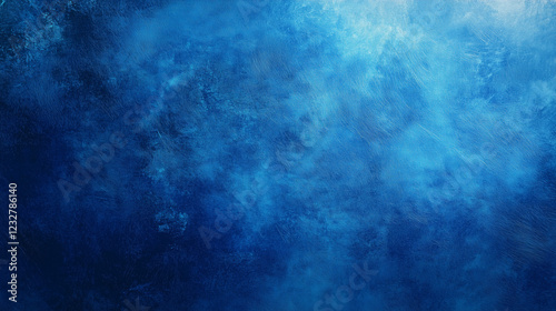 Beautiful textured blue background with rich tones and subtle patterns, creating a visually appealing and versatile backdrop. Perfect for design projects, digital art, presentations, and creative.