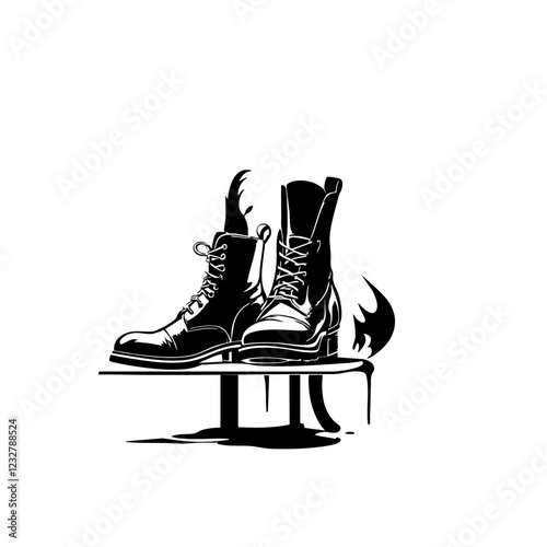 Shoemaking Vector Logo Design