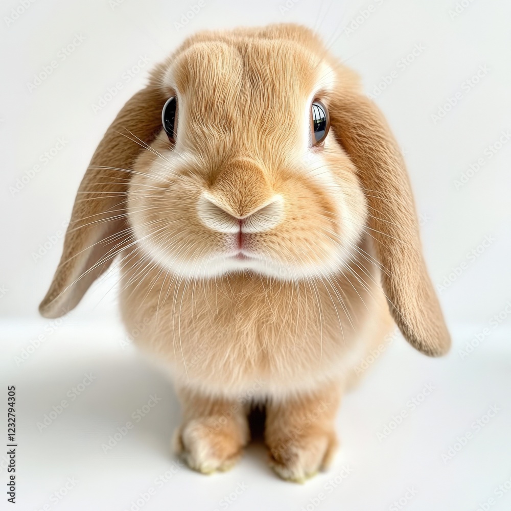 adorable fluffy bunny rabbit with big eyes and floppy ears adorable fluffy bunny rabbit with big eyes and floppy ears
