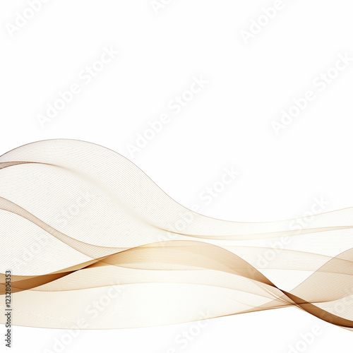 Abstract vector colorful background. The design element is a colored wave. Template for advertising, computer background. Eps 10