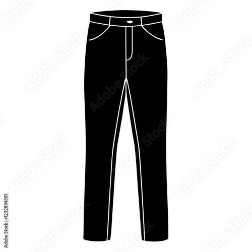 trousers silhouette