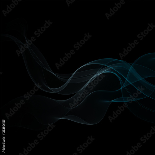 Abstract background with colorful waves,