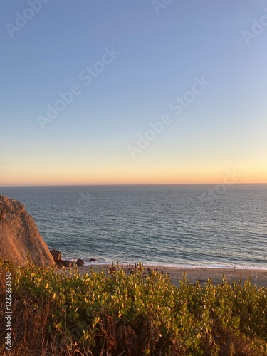 sunset over the sea