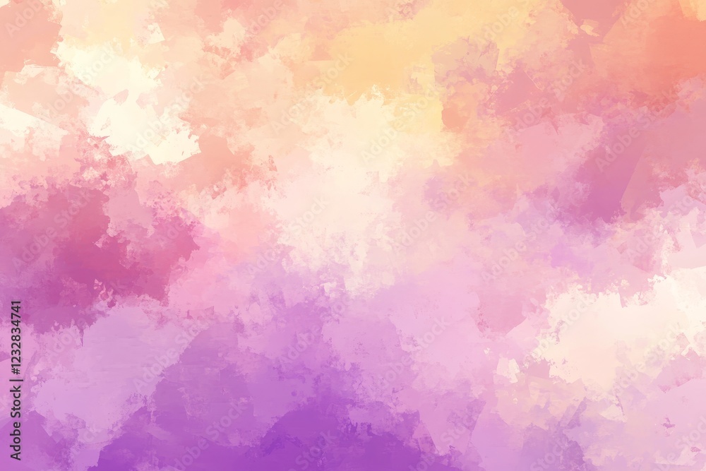 Soft Abstract Background with Pastel Colors in Blurred Gradient Style