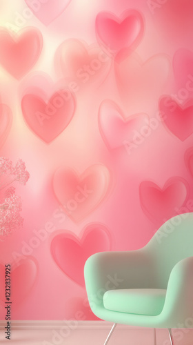 Retro 1960s pastel wallpaper
