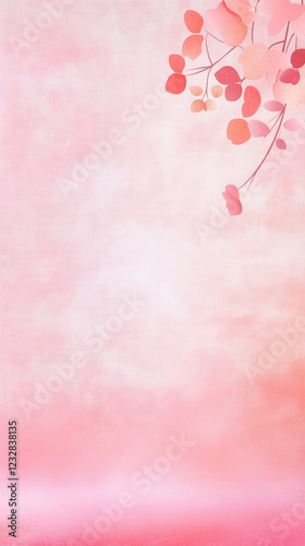 Romantic handwritten letter on watercolor background