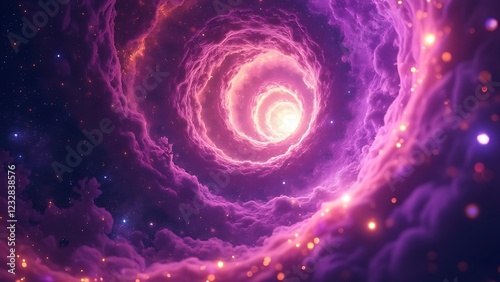 A Cosmic Journey Galactic Whirlwind , Abstract Unveiling the Mysteries of the Universe Experience the Beauty of Space Abstraction.