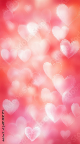 Soft watercolor texture heart background