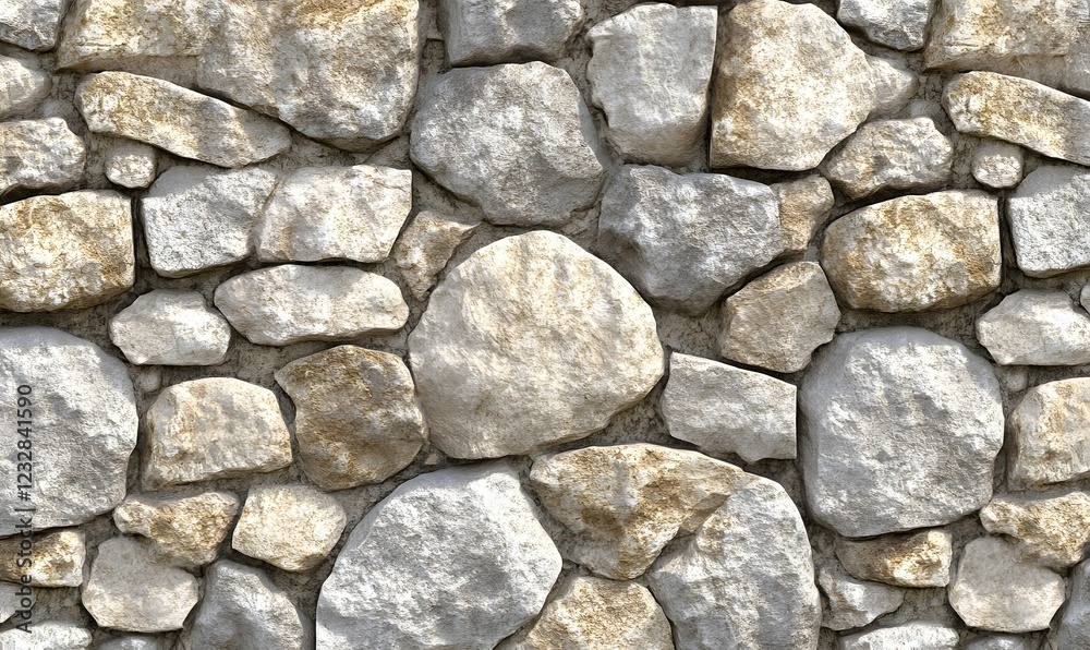 Stone wall texture, seamless pattern, exterior design, building material, background Stone wall texture, seamless pattern, exterior design, building material, background