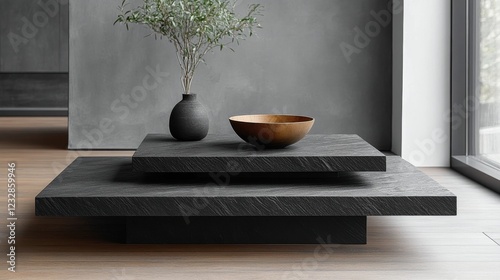 Contemporary interior design showcasing minimalist decor in a stylish space