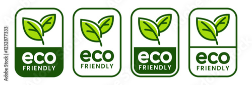 Set of eco friendly icons. Ecologic food stamps. Organic natural food labels. 100% natural, bio, vegan, green, icon, logo, badge, sticker, emblem, symbol, line, flat vector, isolated illustration.