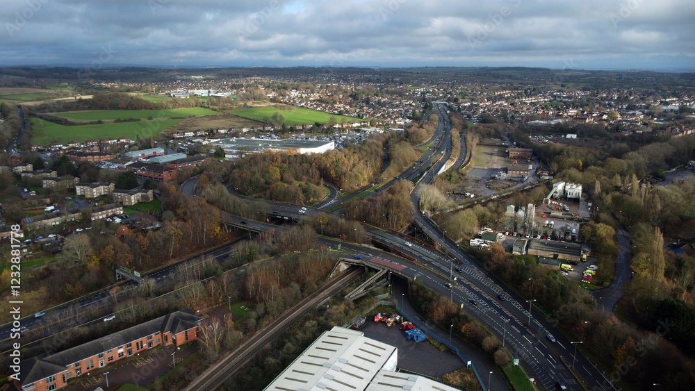 Obraz premium View of Derby roads