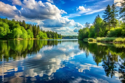 water and tree