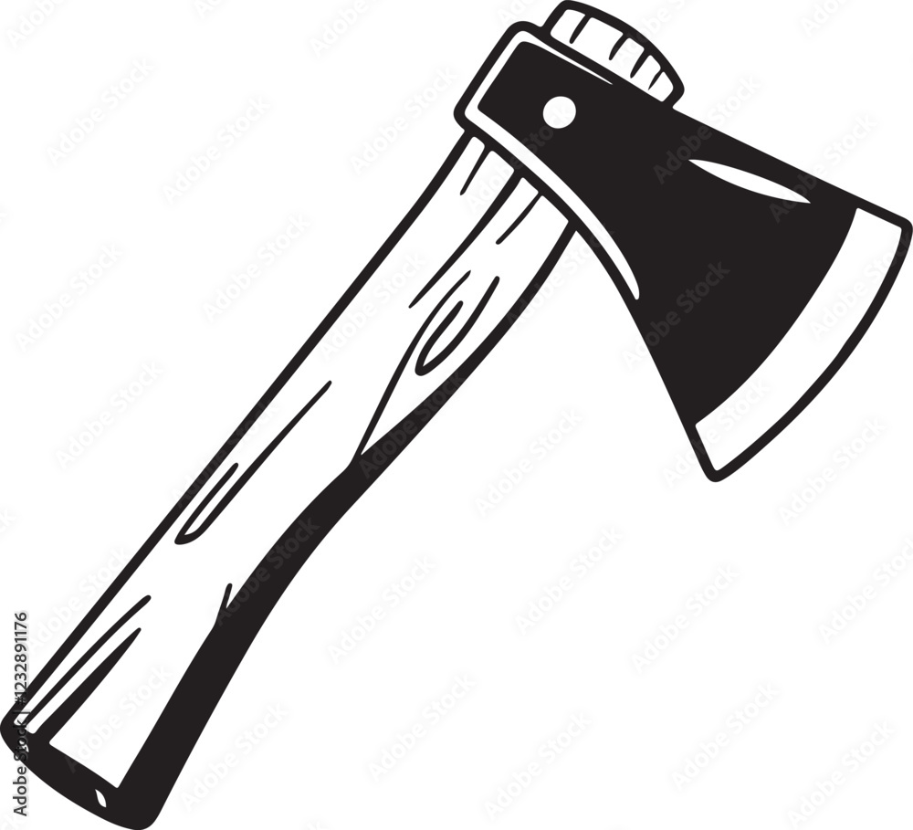 Knife Rustic Tool for Gardening, Silhouette vector art illustration with a white background Knife Rustic Tool for Gardening, Silhouette vector art illustration with a white background
