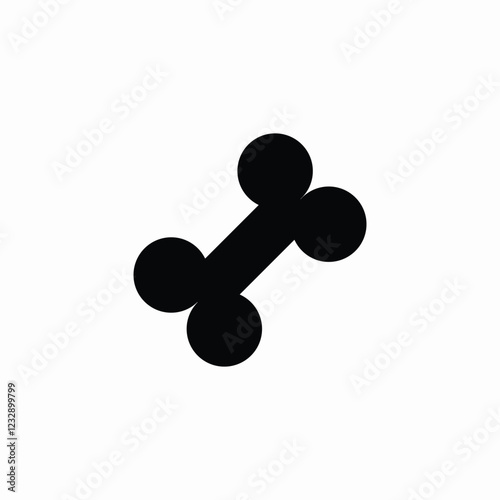 bone toy icon sign vector