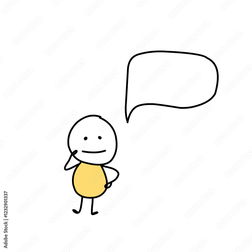 Simple Set thinking Vector Simple Set thinking Vector