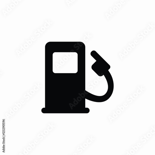 gas tank pump icon sign vector