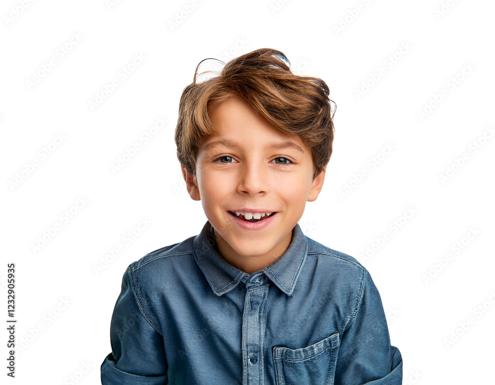 Laughing child isolated on white background, cutout Laughing child isolated on white background, cutout