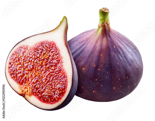 figs isolated on white background, cut out
