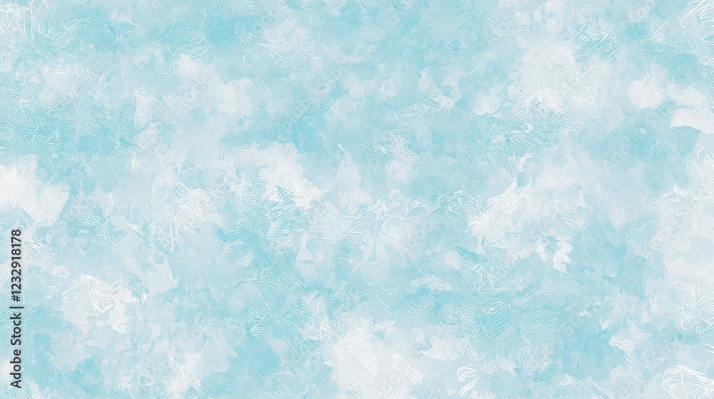 Soft Blue Abstract Background with Delicate Cloud-Like Textures