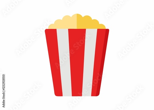 popcorn container vector illustration 