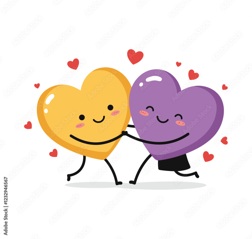 Minimalist Happy Valentine's Day Vector, Clean and Stylish Design for All Purposes Minimalist Happy Valentine's Day Vector, Clean and Stylish Design for All Purposes