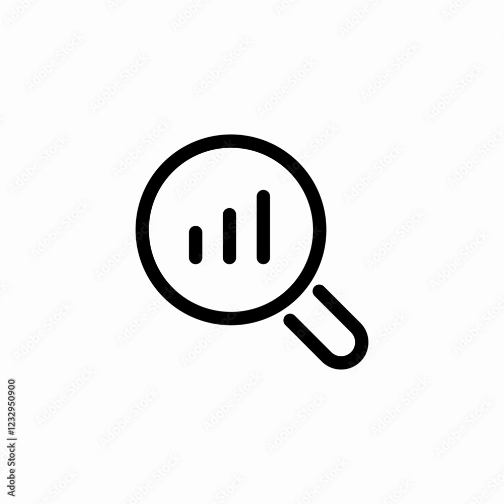 analytics details icon sign vector analytics details icon sign vector