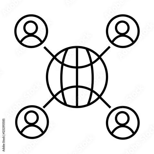 Connect with Web3 Icon – Blockchain-Enabled Decentralized Network