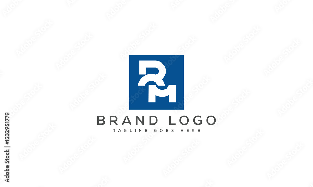letter RM logo design vector template design for brand. letter RM logo design vector template design for brand.
