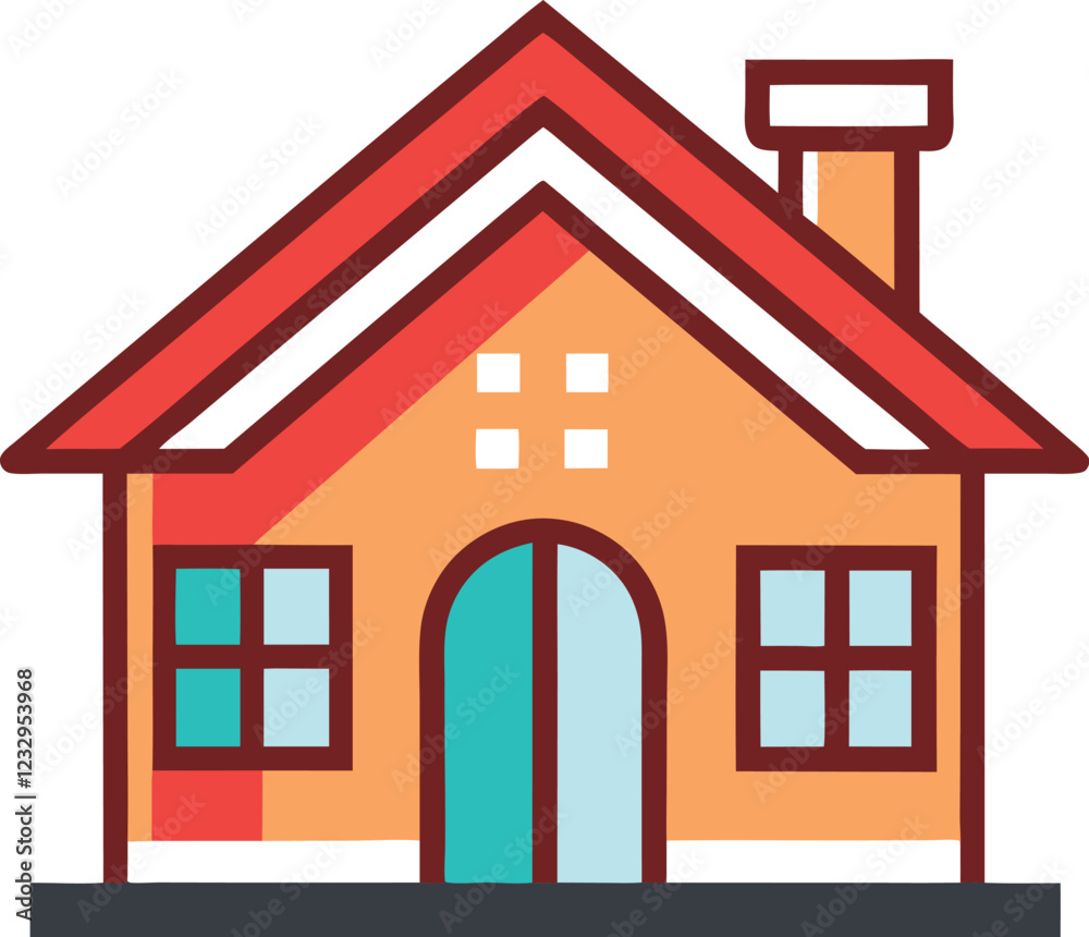 House vector icon, Home icon vector illustration House vector icon, Home icon vector illustration