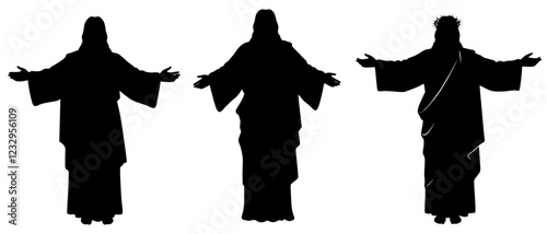jesus christ silhouette