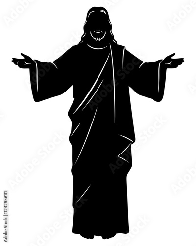 jesus christ silhouette