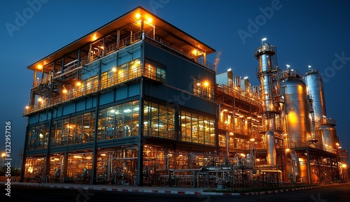 Nacht-Raffinerie