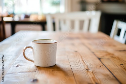 Beautiful latte art in a cozy caf setting with lush greenery